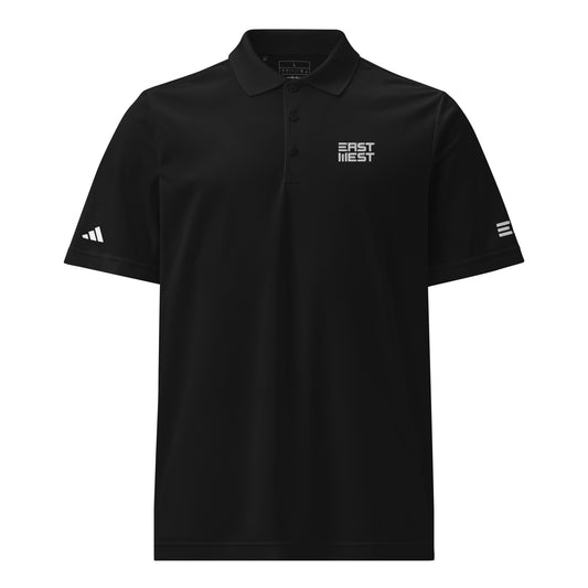 EastWest Front Logo w/side Icon Embroidered Men's Sport Polo