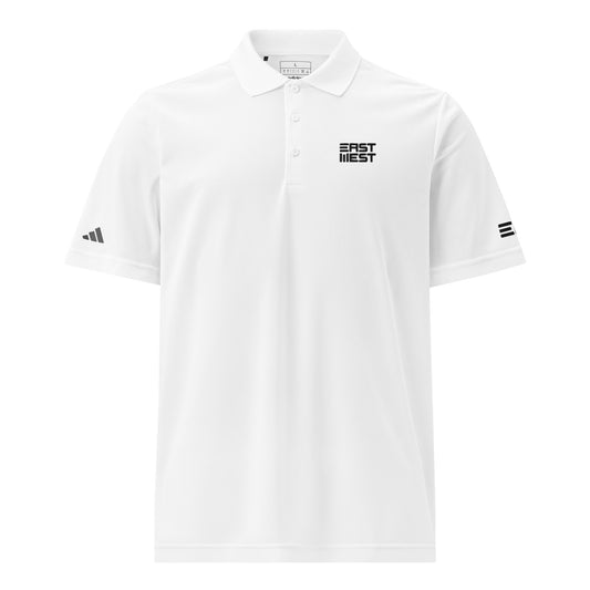 EastWest Front Logo w/side Icon Embroidered Men's Sport Polo