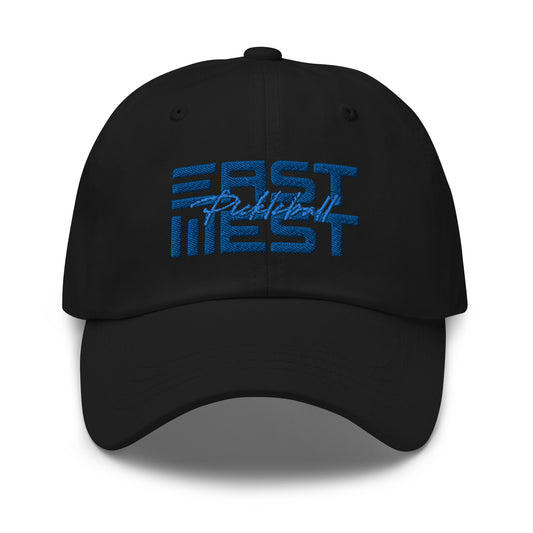 EastWest Pickleball Embroidered Front/Back "Dad" Hat