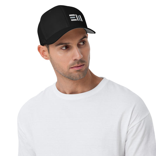 EastWest Embroidered Front/Back Flex-Fit Structured Hat