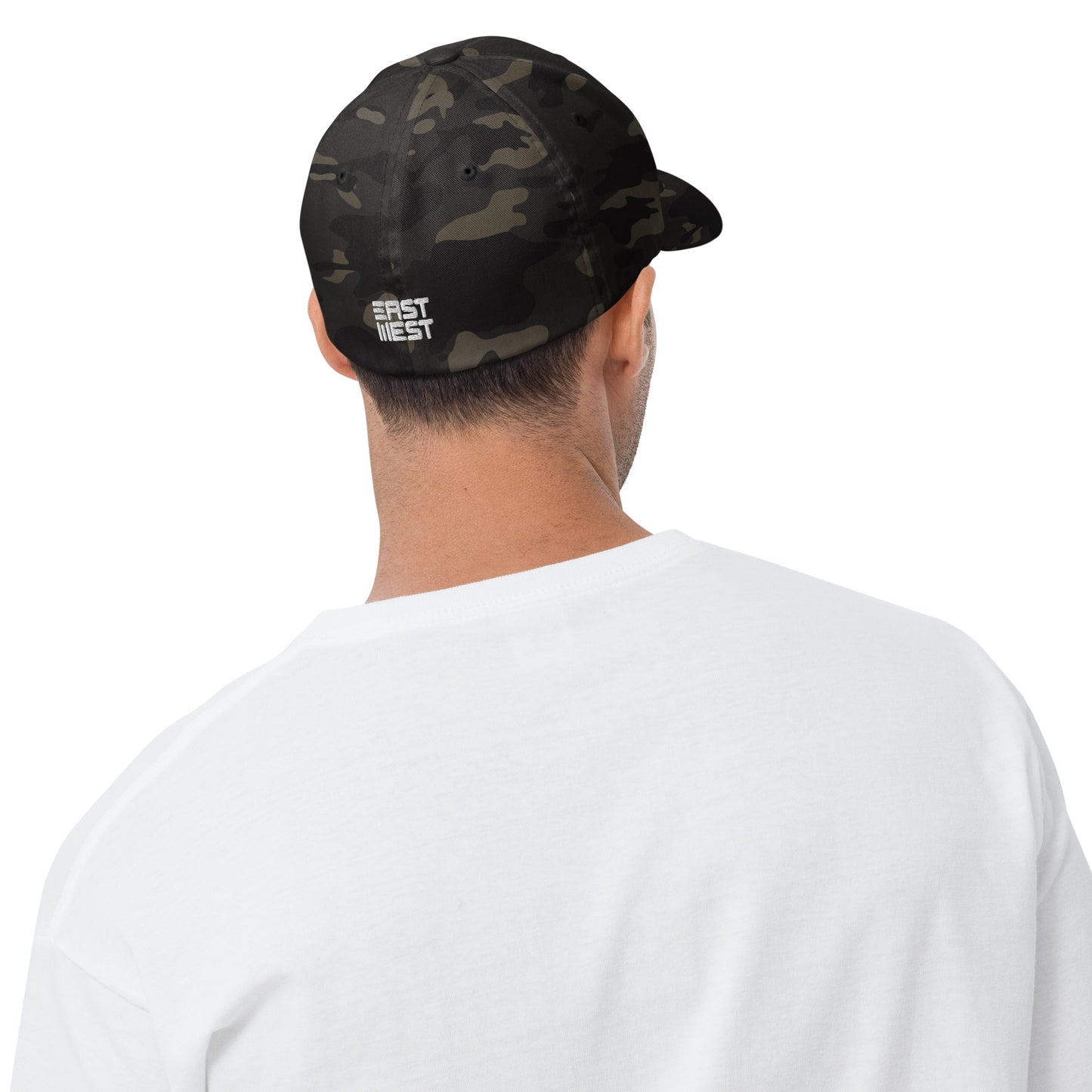 EastWest Embroidered Front/Back Flex-Fit Structured Hat