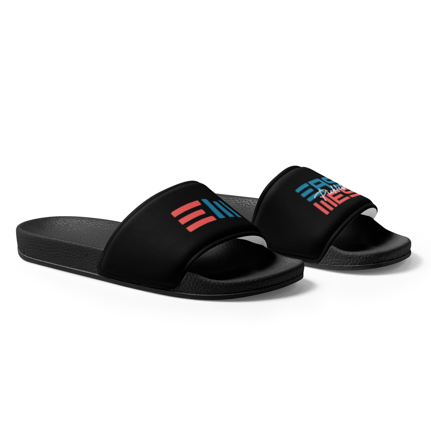 EastWest Pickleball Teal/Orange Men’s Black Slides